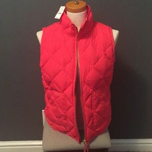 Quilted J Crew Vest